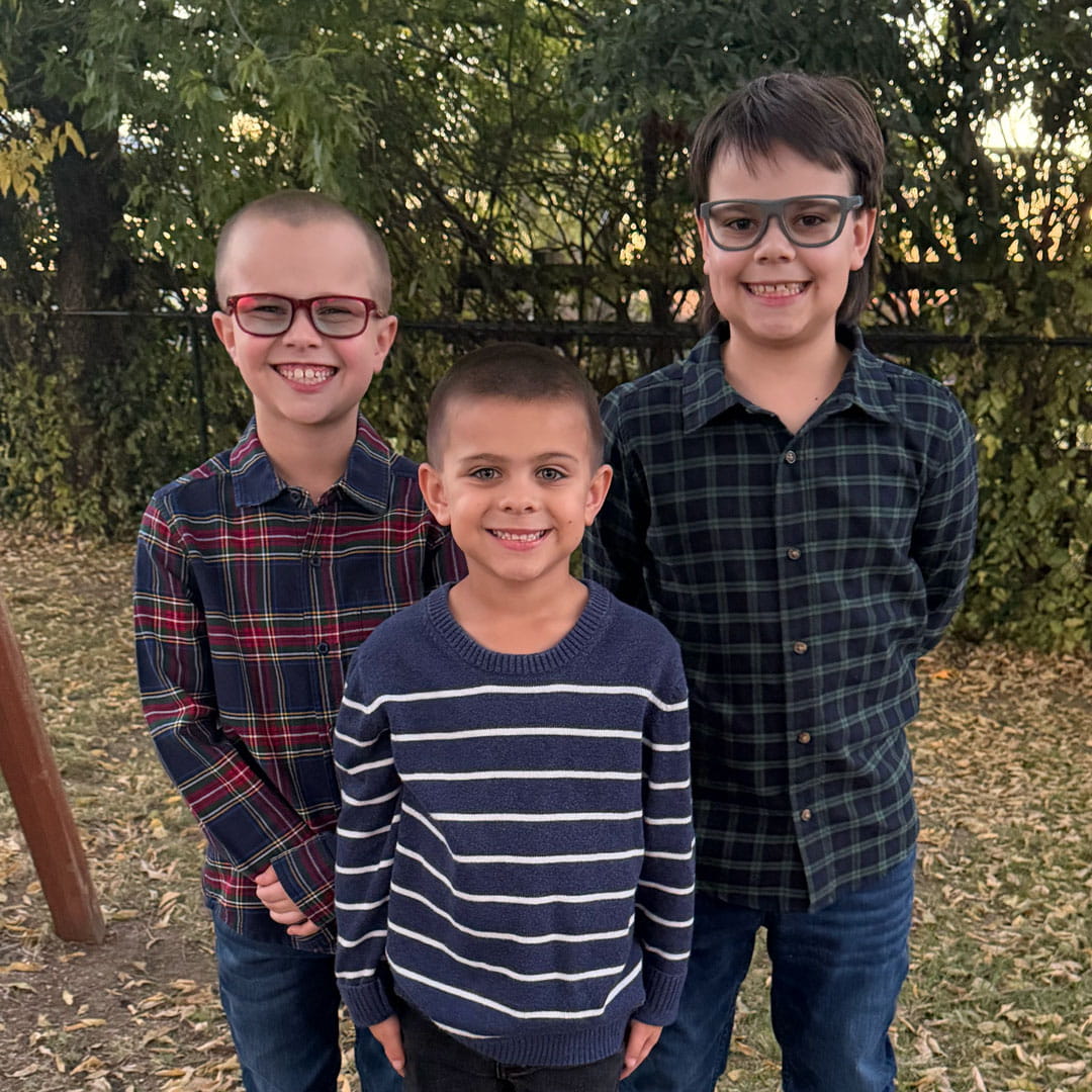 The three Barnes sons — the three arrows the studio is named for
